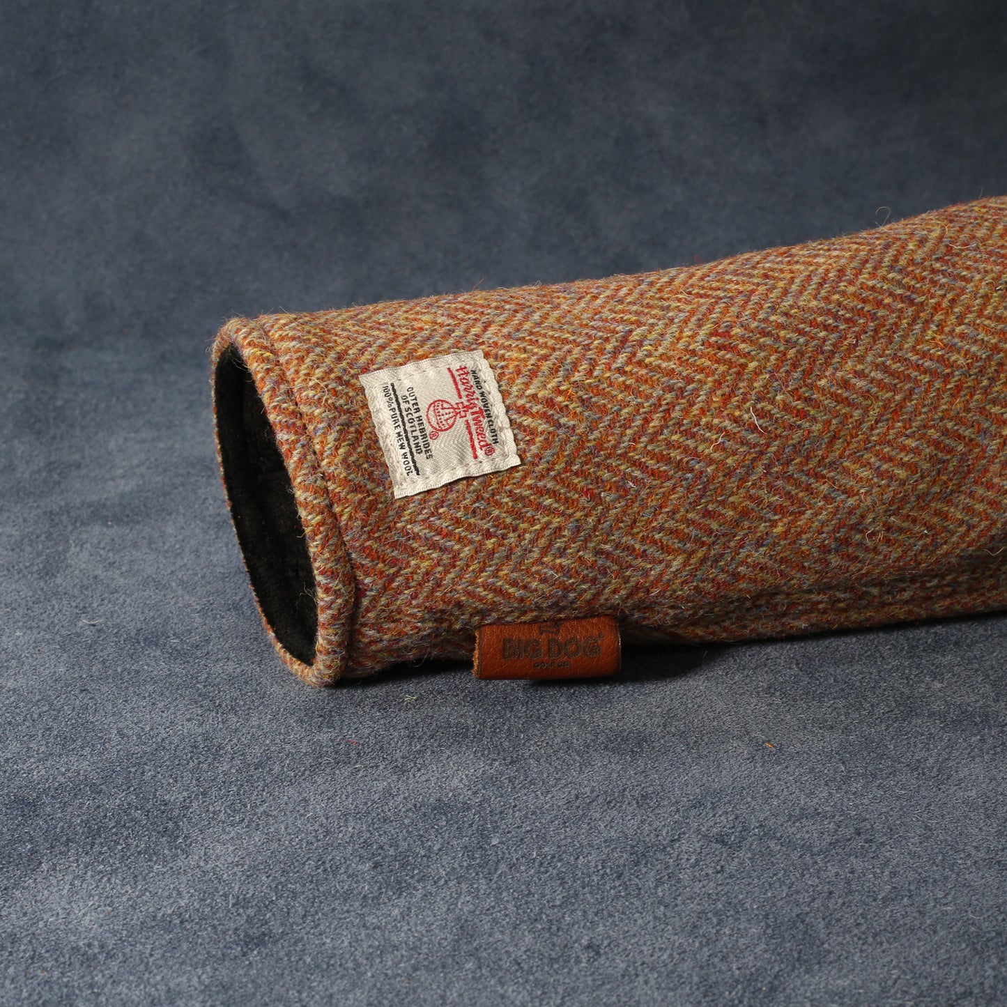 Harris Tweed / Leather - 3 Wood Cover (1 of 1 )
