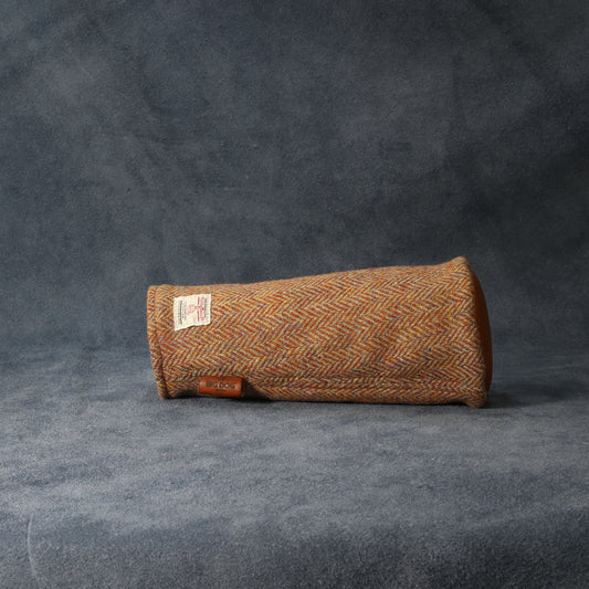 Harris Tweed / Leather - 3 Wood Cover (1 of 1 )