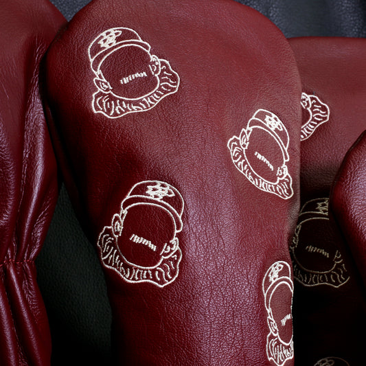 Golf headcovers maroon design – Big Dog Golf Co.